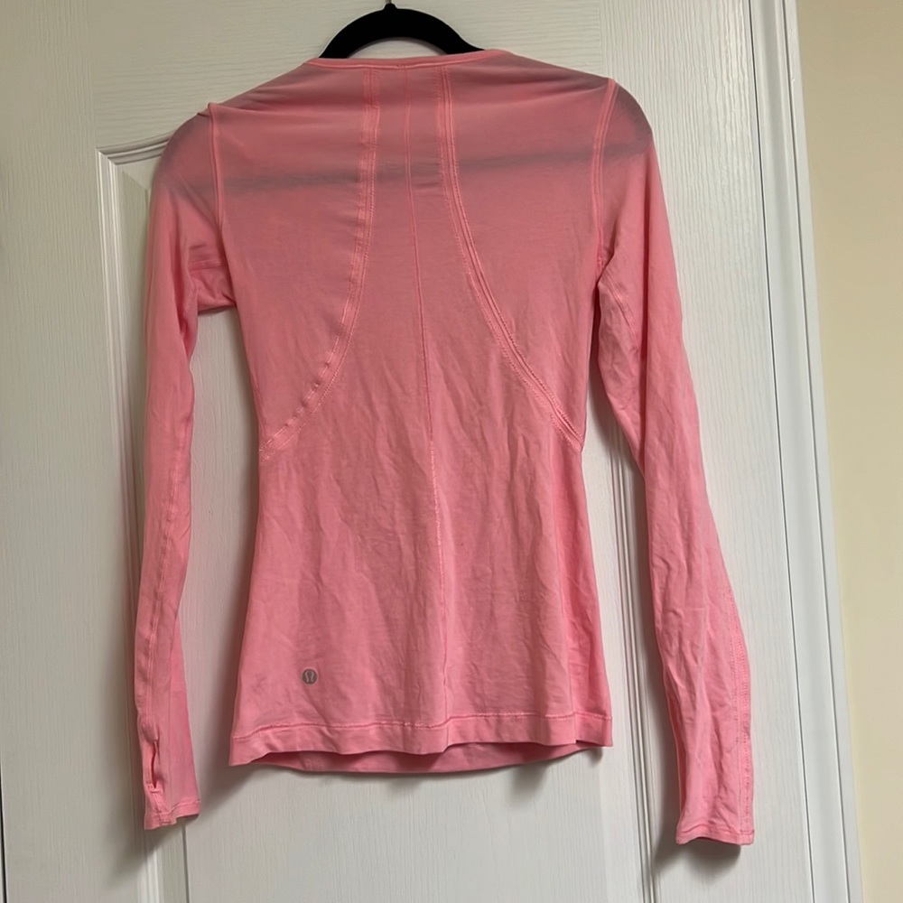 Lululemon Barbie Pink Long Sleeve Tee